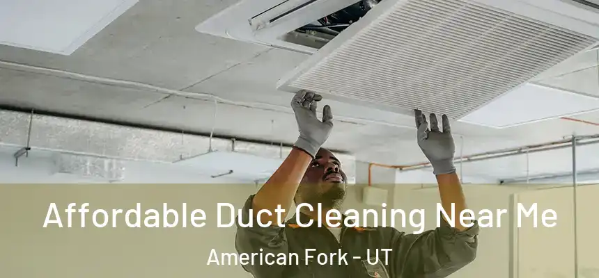 Affordable Duct Cleaning Near Me American Fork - UT