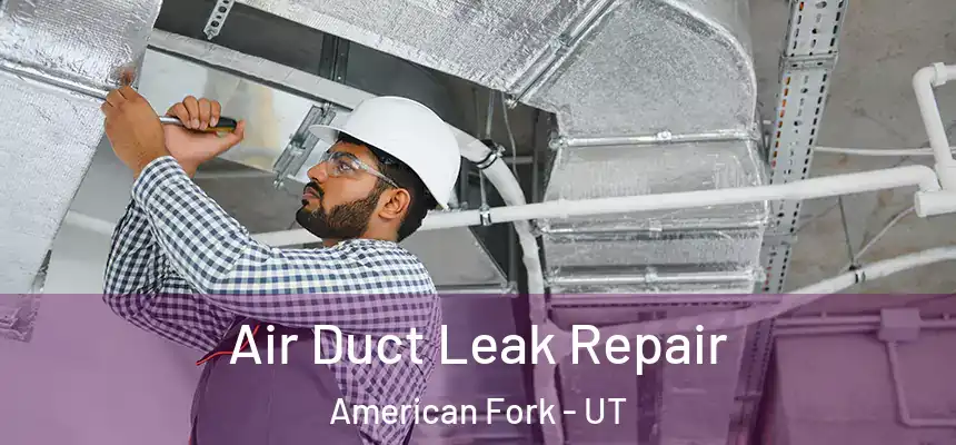 Air Duct Leak Repair American Fork - UT