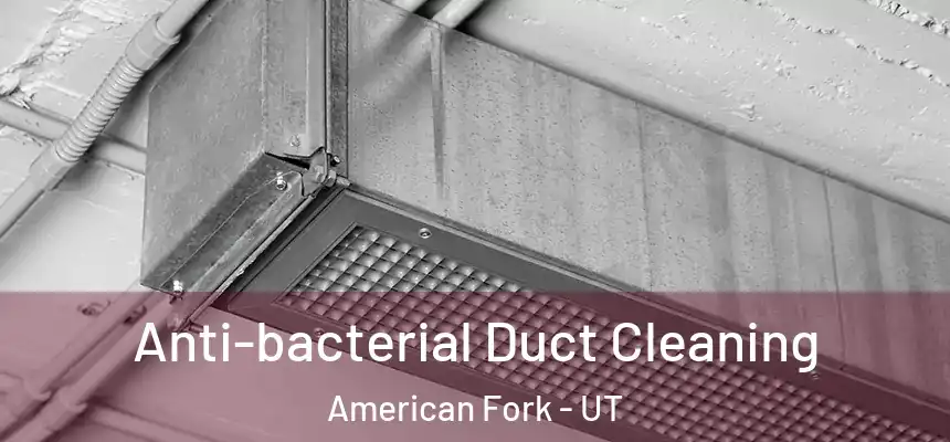  Anti-bacterial Duct Cleaning American Fork - UT