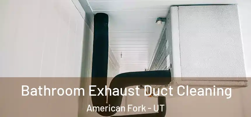  Bathroom Exhaust Duct Cleaning American Fork - UT